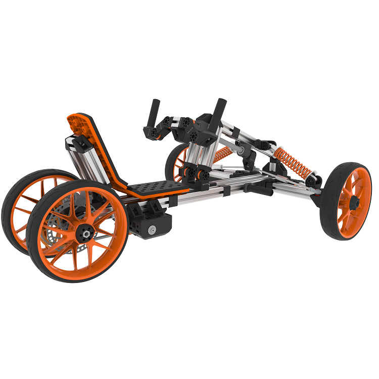 Go Kart Pedal Kids - Kart eléctrico con pedales, kit de