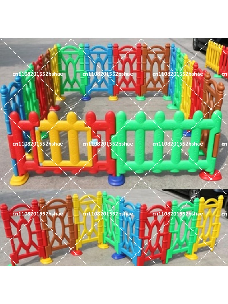 Kids Outdoor Fence - Valla de Juego de Plástico Multiángulo