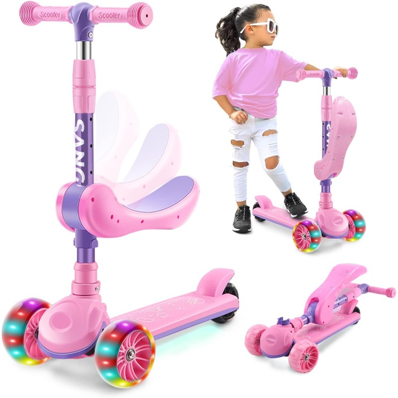 Kids Outdoor Ride On - Patinete 2 en 1 para niños