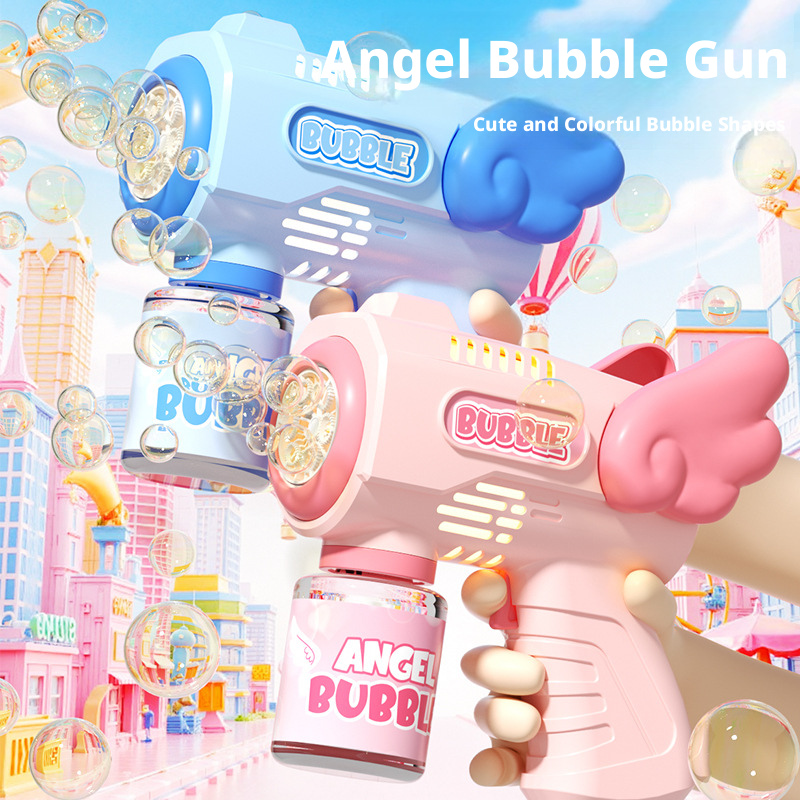 Kids Outdoor Toys B&Q - Máquina de Burbujas Automática Angel, Modelo