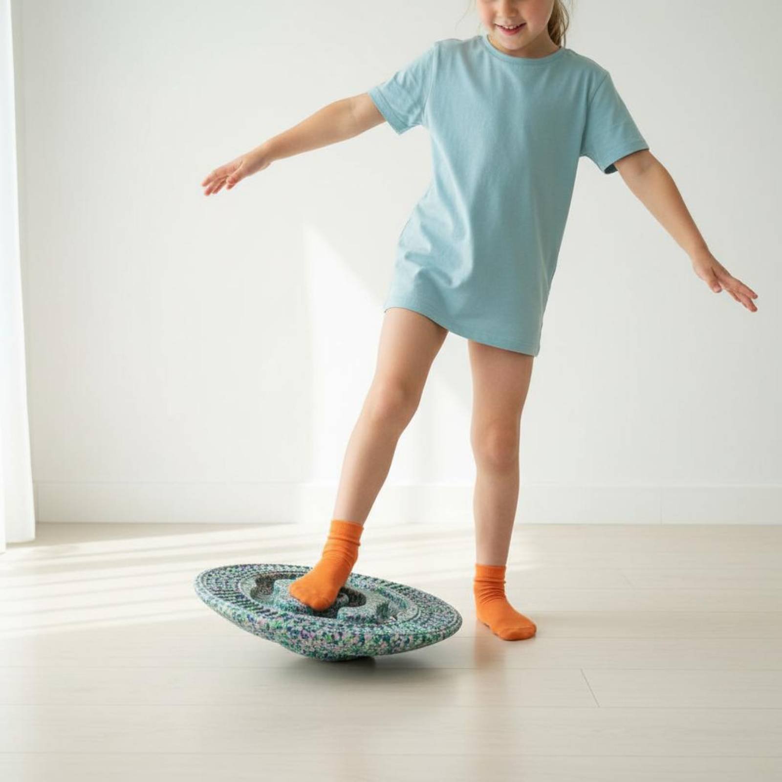 Kids Outdoor Balance Beam - Tabla de Equilibrio Maze para Uso