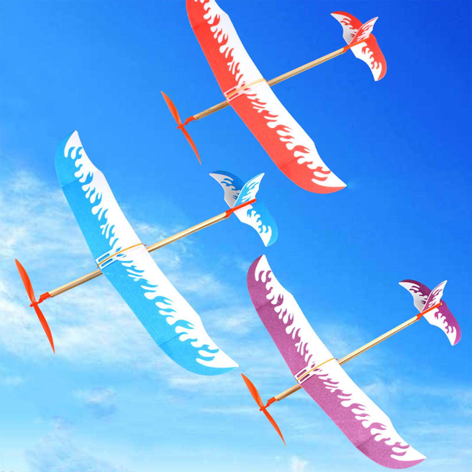 Kids Outdoor Exercise Equipment - Aviones de Goma con Motor, Kit