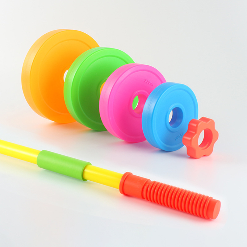Kids Outdoor Toys B&Q - Juguete Deportivo de Mancuernas para Niños,