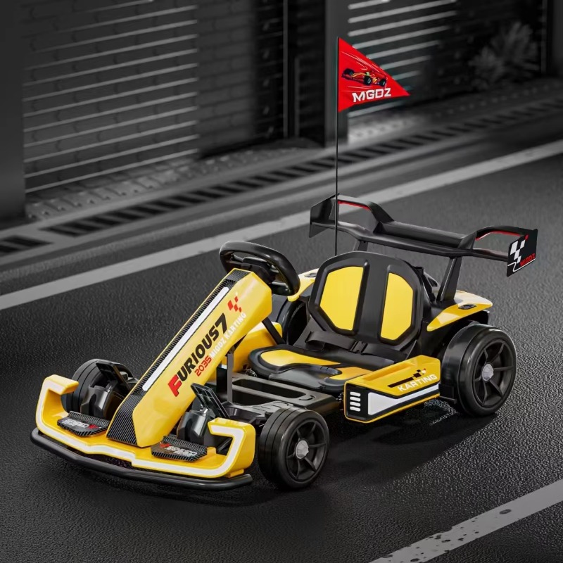 Go Kart Pedal Kids - Kart eléctrico de 24V para niños,