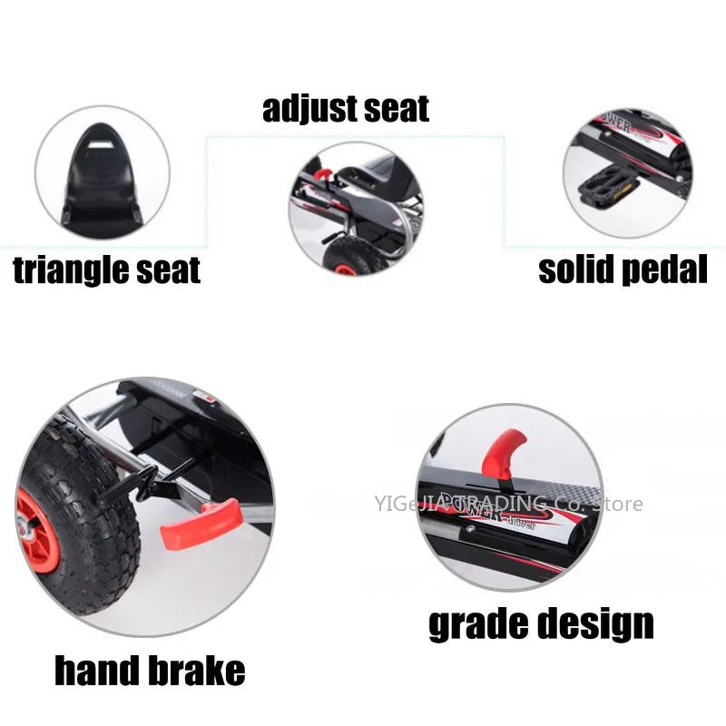 Go-kart de 4 ruedas para niños - Go Kart Pedal Kids reseña y precio