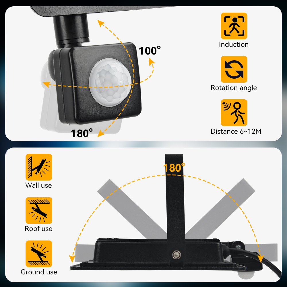 Reflector LED con sensor de mo - Balance Beam Outdoor reseña y precio