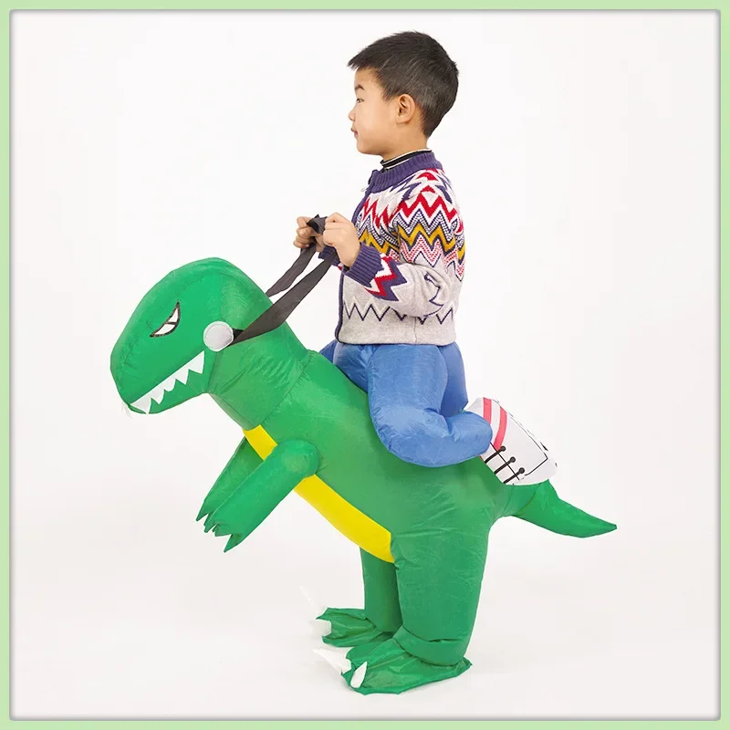 Disfraz Inflable de Dinosaurio - Kids Outdoor Ride On reseña y precio