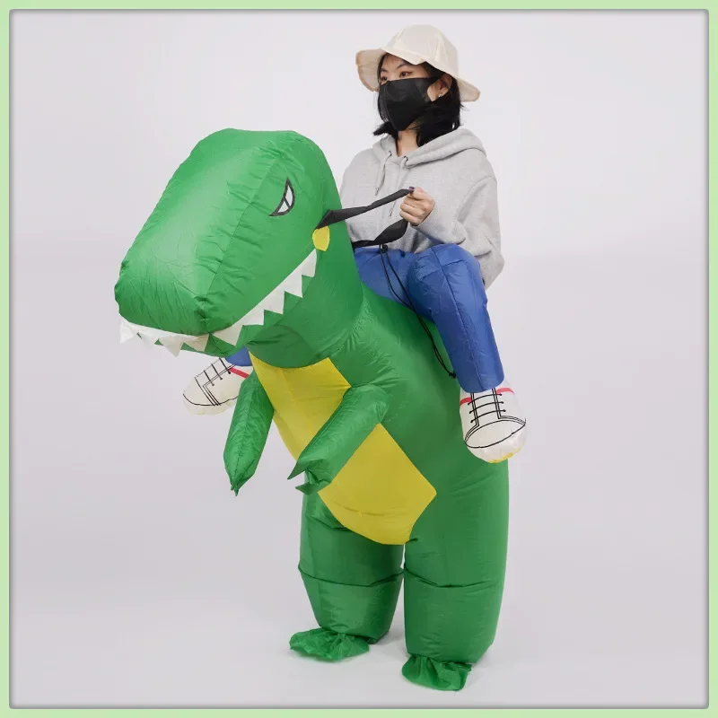 Disfraz Inflable de Dinosaurio - Kids Outdoor Ride On reseña y precio