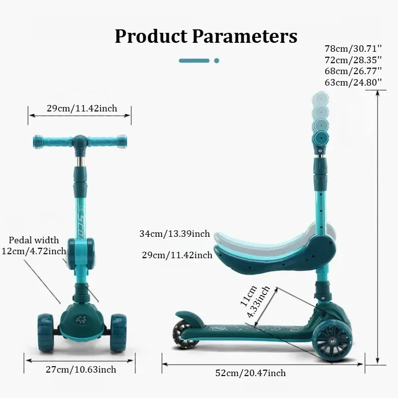 Patinete 2 en 1 para niños con - Kids Outdoor Ride On reseña y precio