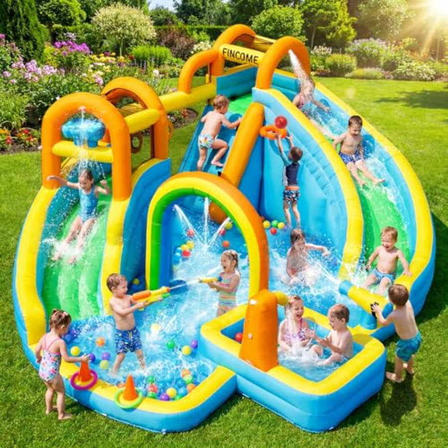 Parque acuático inflable para  - Kids Outdoor Water reseña y precio