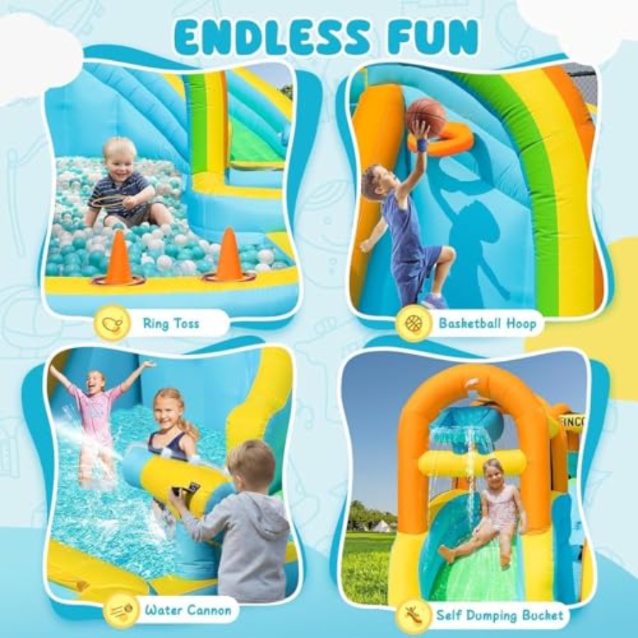 Parque acuático inflable para  - Kids Outdoor Water reseña y precio