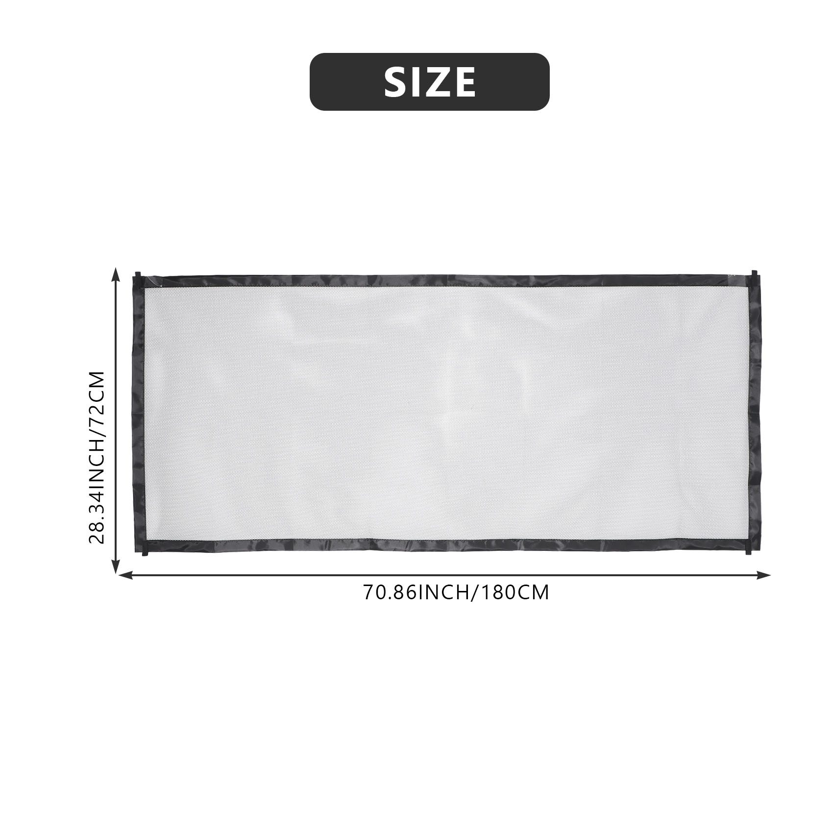 AINY-Puerta mágica, malla pleg - Kids Outdoor Fence reseña y precio