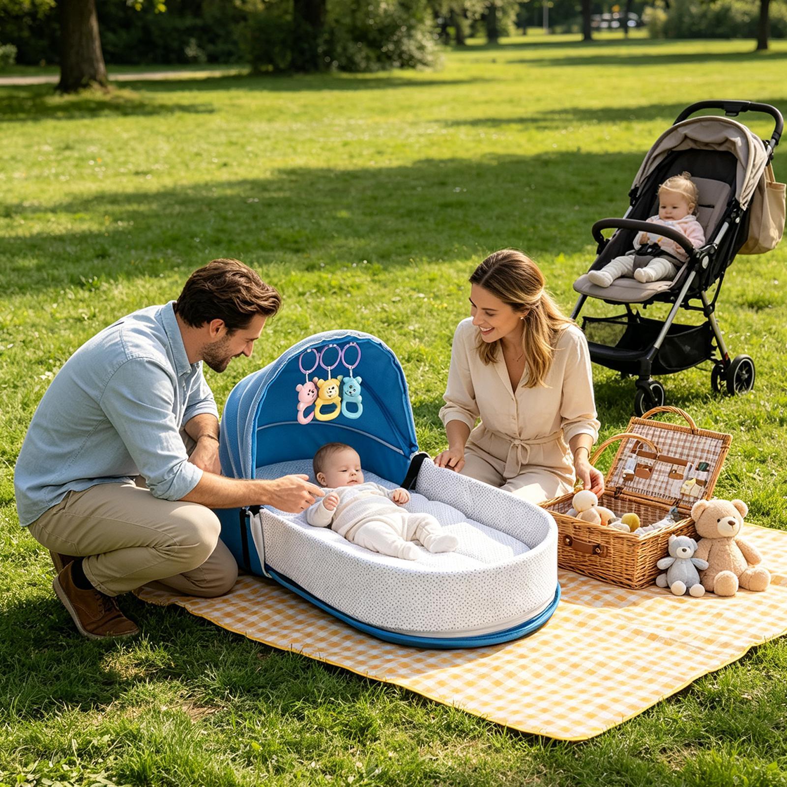 Cama de viaje para niños, mois - Kids Outdoor Fence reseña y precio