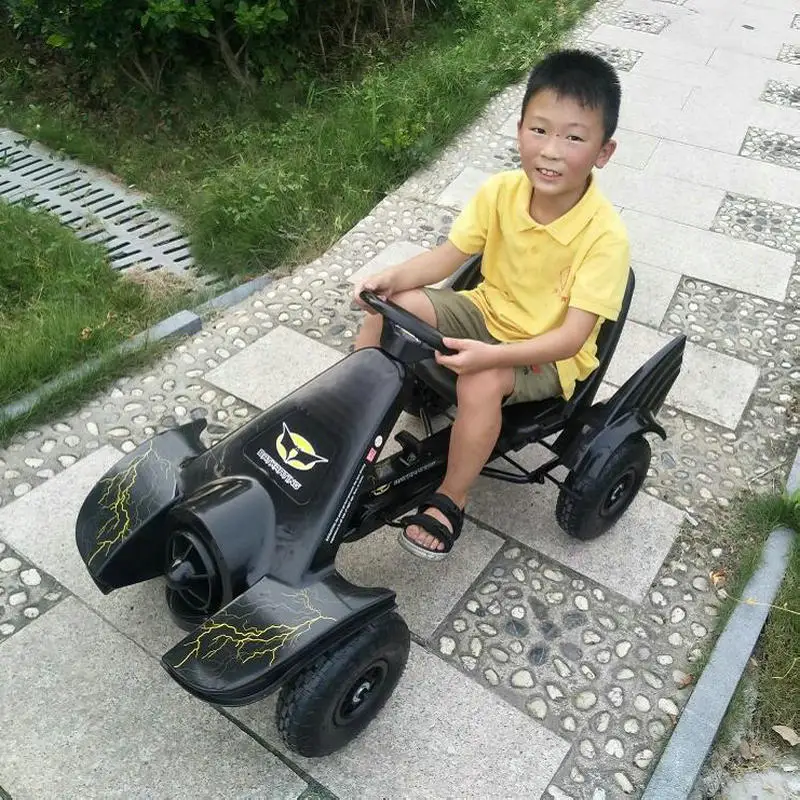 Auto inflable de 4 ruedas para - Go Kart Pedal Kids reseña y precio