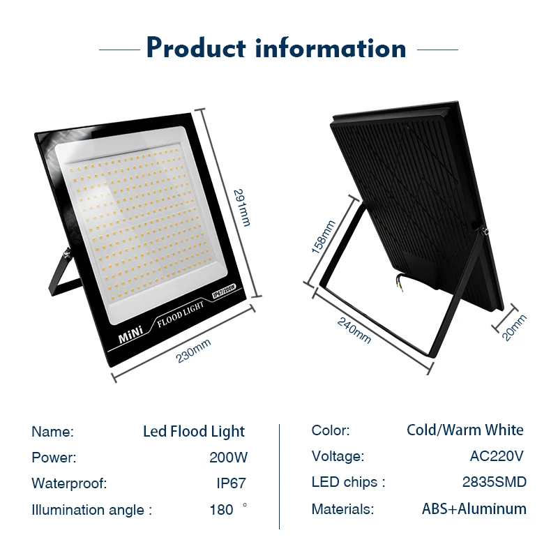 10W 20W 30W 50W 100W 150W 200W - Balance Beam Outdoor reseña y precio