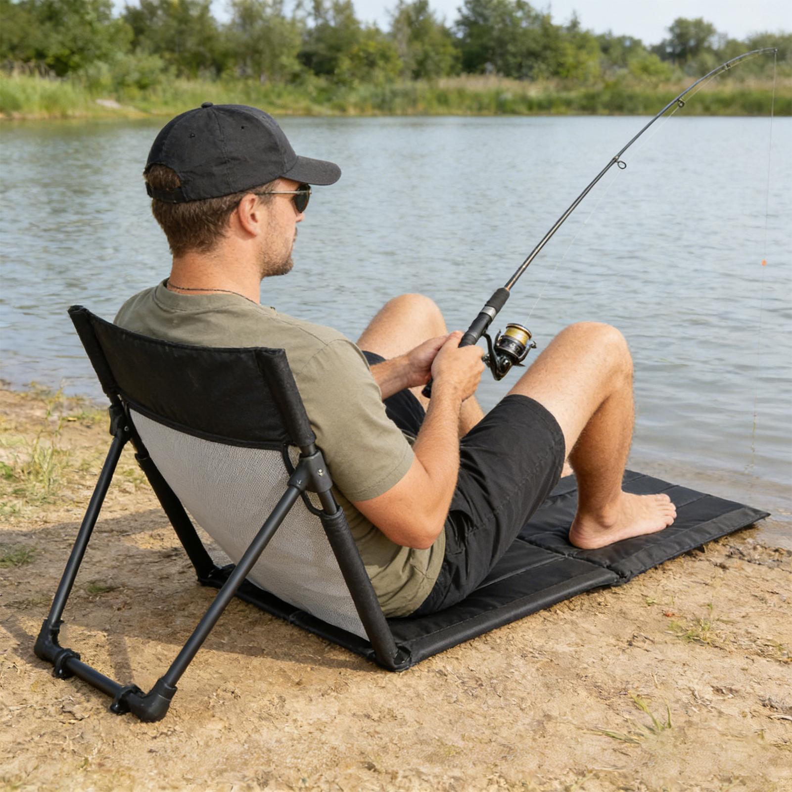 Silla de playa plegable, colch - Kids Outdoor Lounge Furniture reseña y precio