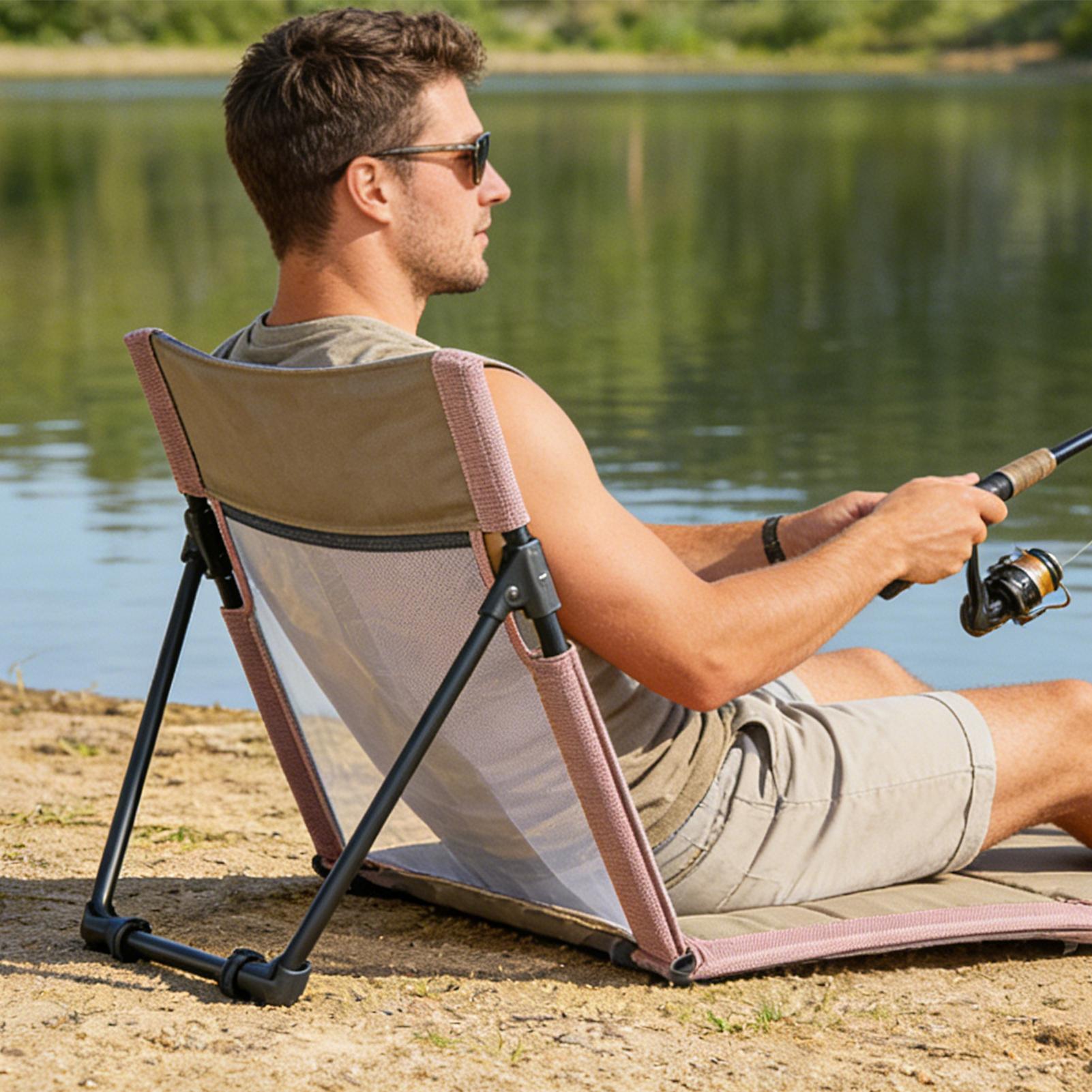 Silla de playa plegable, colch - Kids Outdoor Lounge Furniture reseña y precio