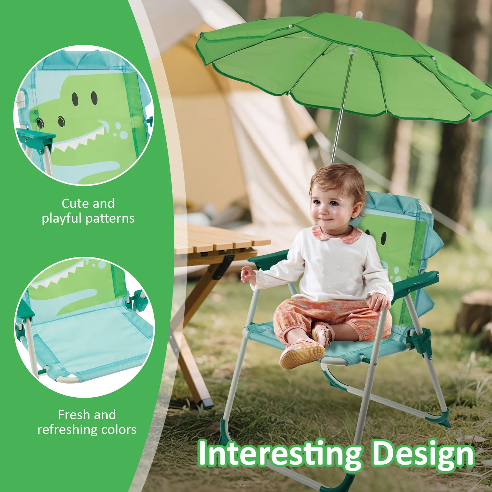 Silla de playa plegable para n - Kids Outdoor Lounge Furniture reseña y precio