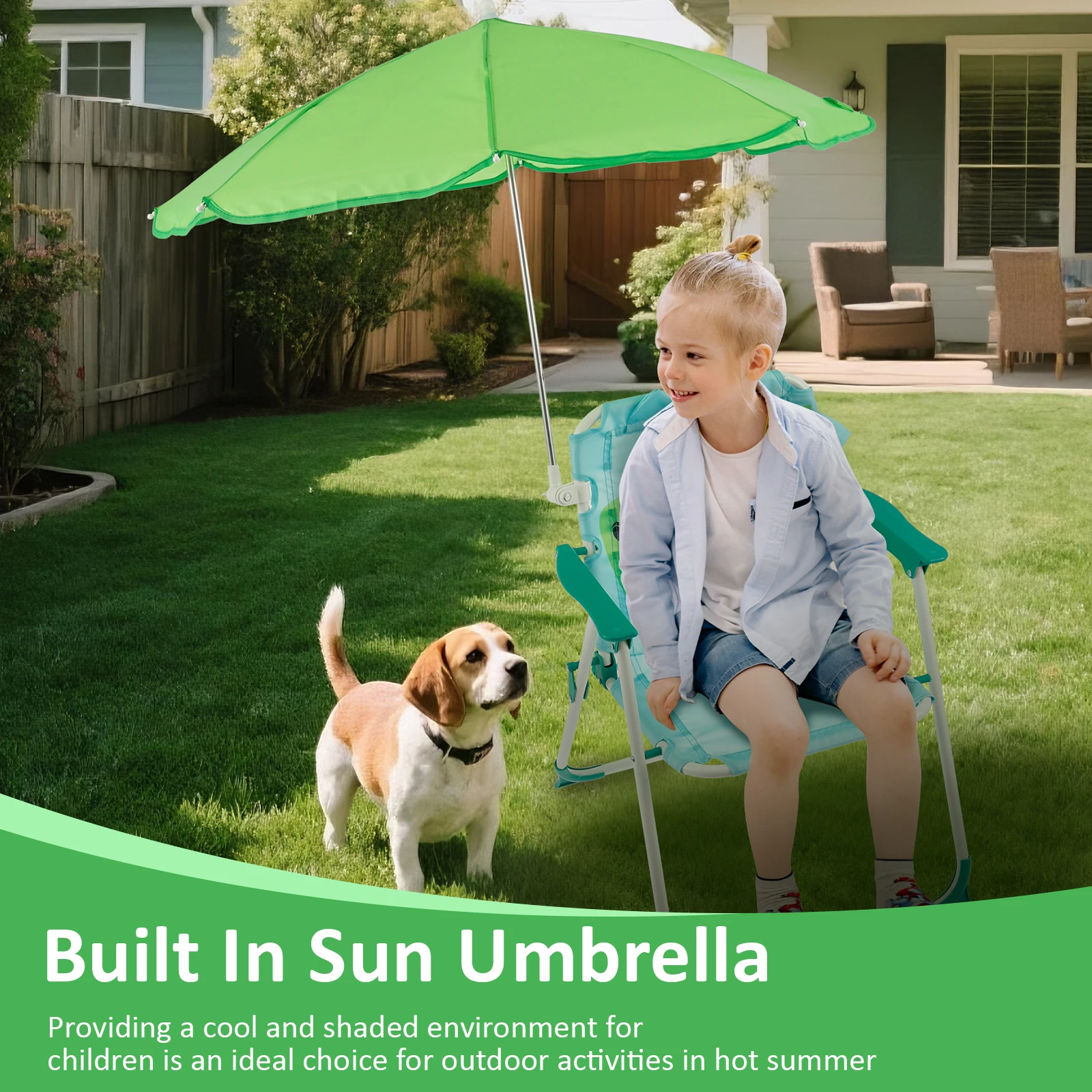 Silla de playa plegable para n - Kids Outdoor Lounge Furniture reseña y precio