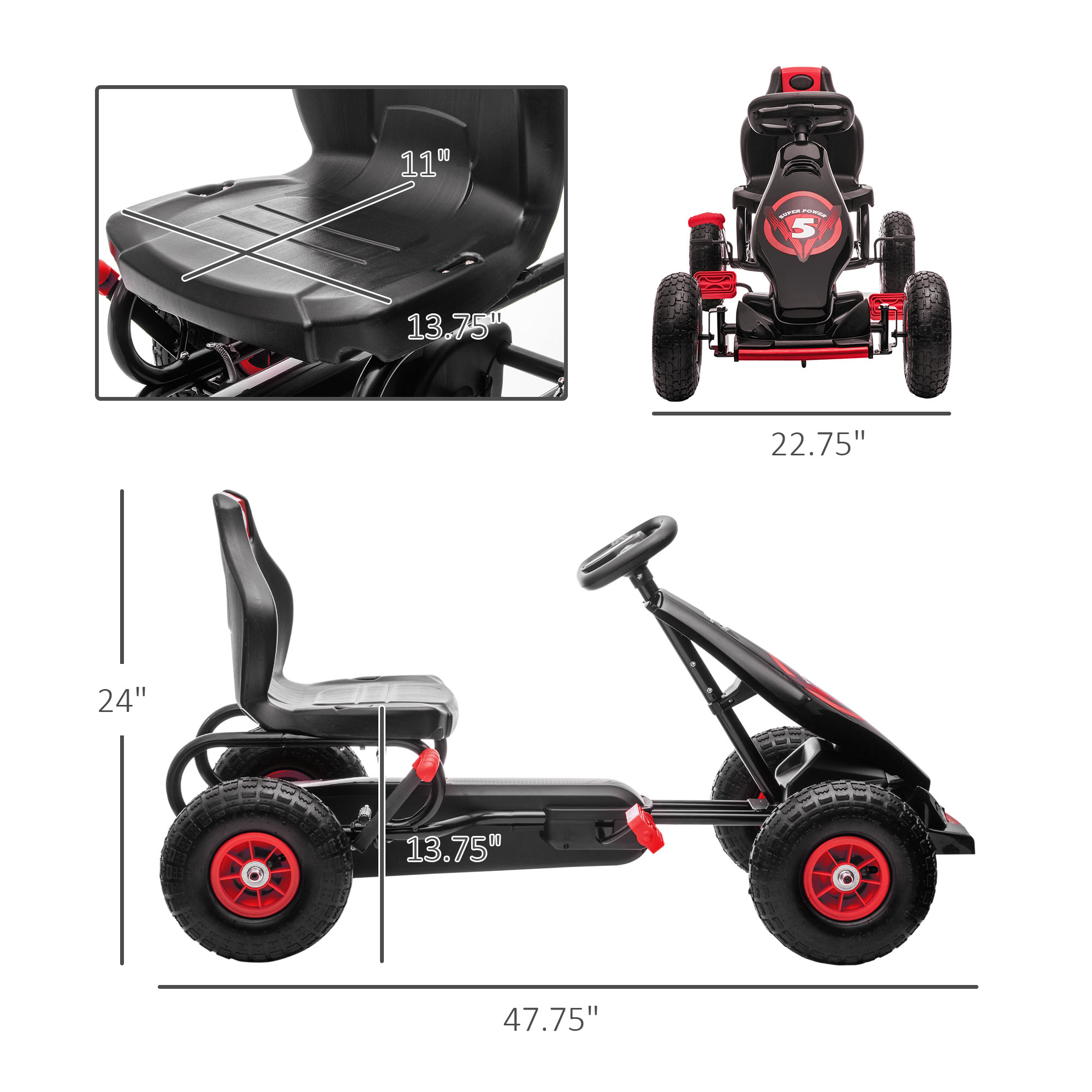Go Kart de Pedales para Niños  - Go Kart Pedal Kids reseña y precio