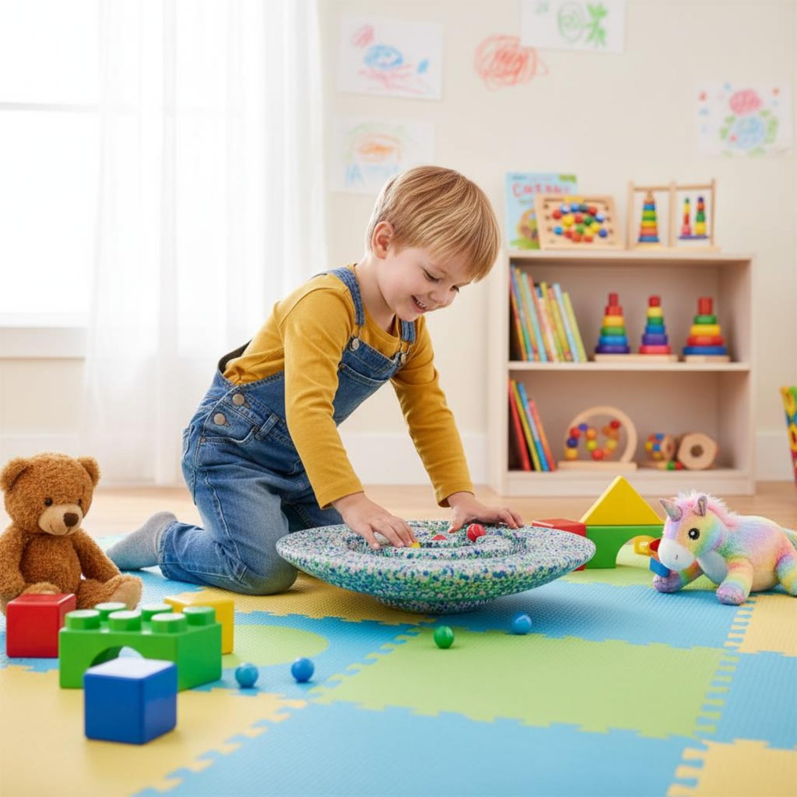 Tabla de Equilibrio Maze para  - Kids Outdoor Balance Beam reseña y precio