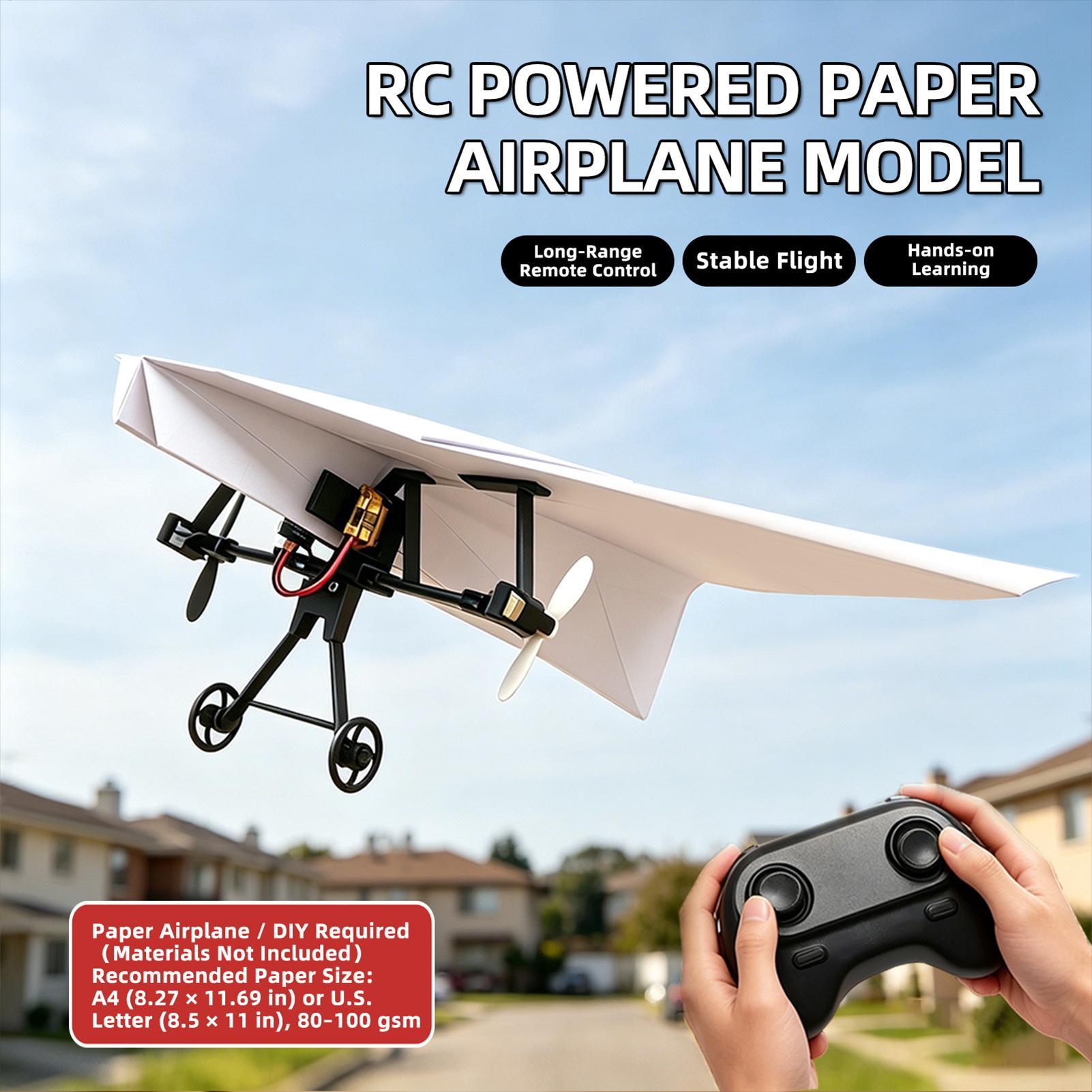 Kit de Avión de Papel RC para  - Kids Outdoor Exercise Equipment reseña y precio