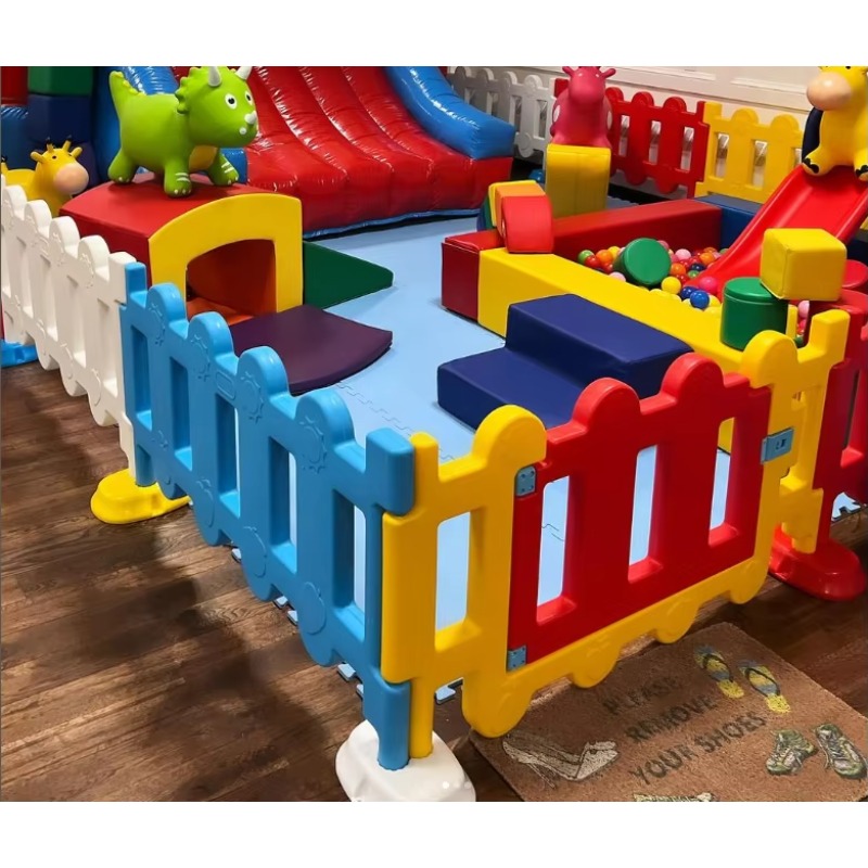Puerta portátil de plástico fá - Kids Outdoor Fence reseña y precio