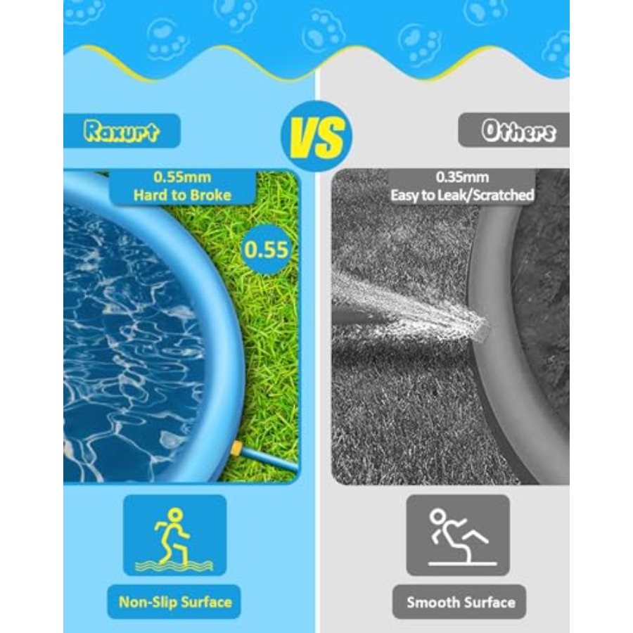 Alfombra de agua para niños y  - Sprinkler Splash Pad reseña y precio