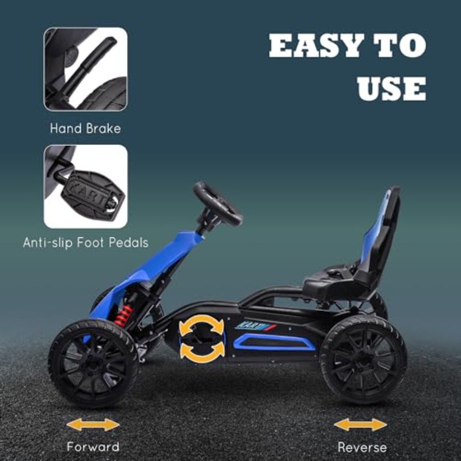 Go Kart de Pedales para Niños, - Go Kart Pedal Kids reseña y precio