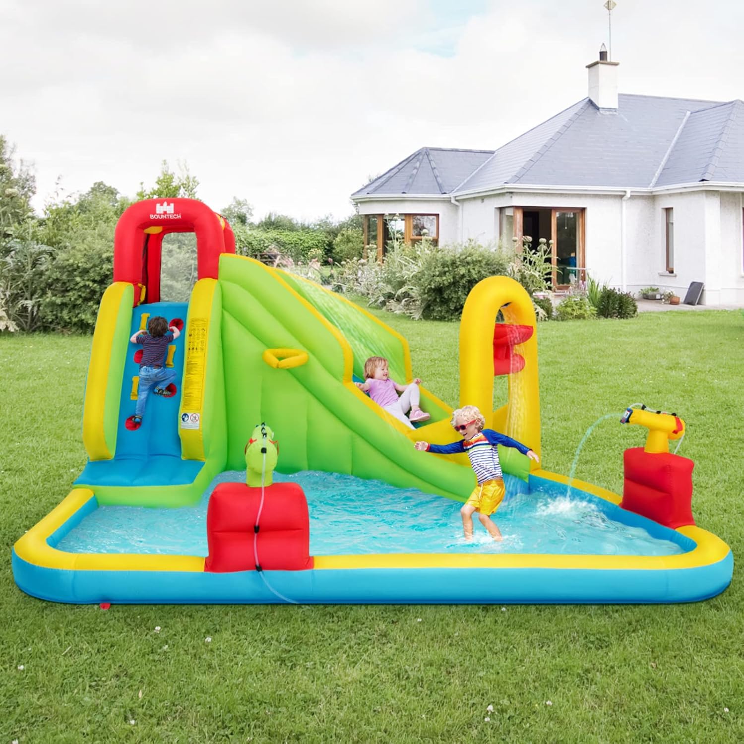Mega Parque Acuático Inflable  - Kids Outdoor Water reseña y precio