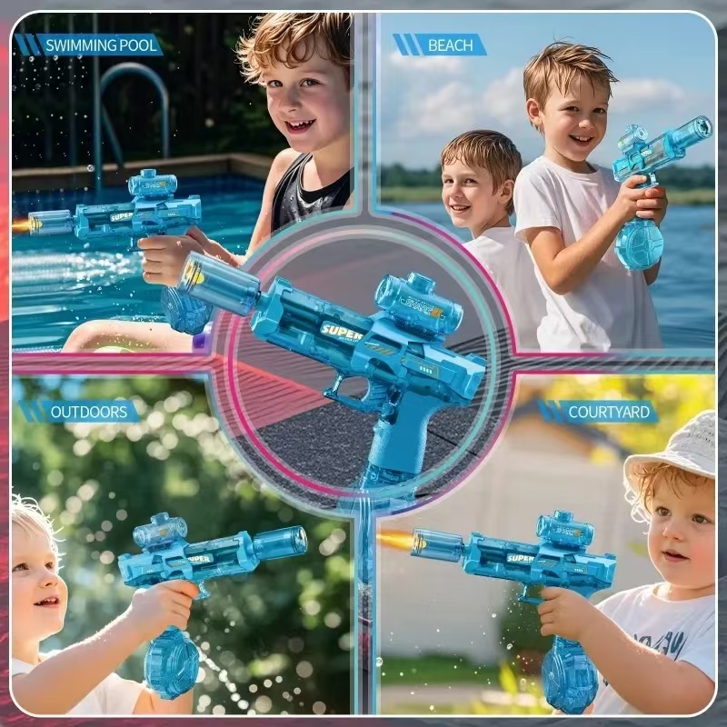 Pistolas de agua eléctricas pa - Kids Outdoor Exercise Equipment reseña y precio
