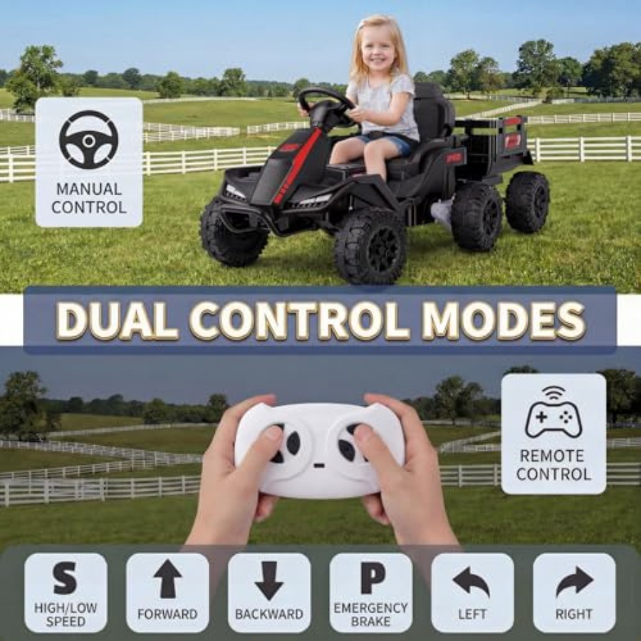 Tractor eléctrico para niños m - Kids Outdoor Ride On reseña y precio