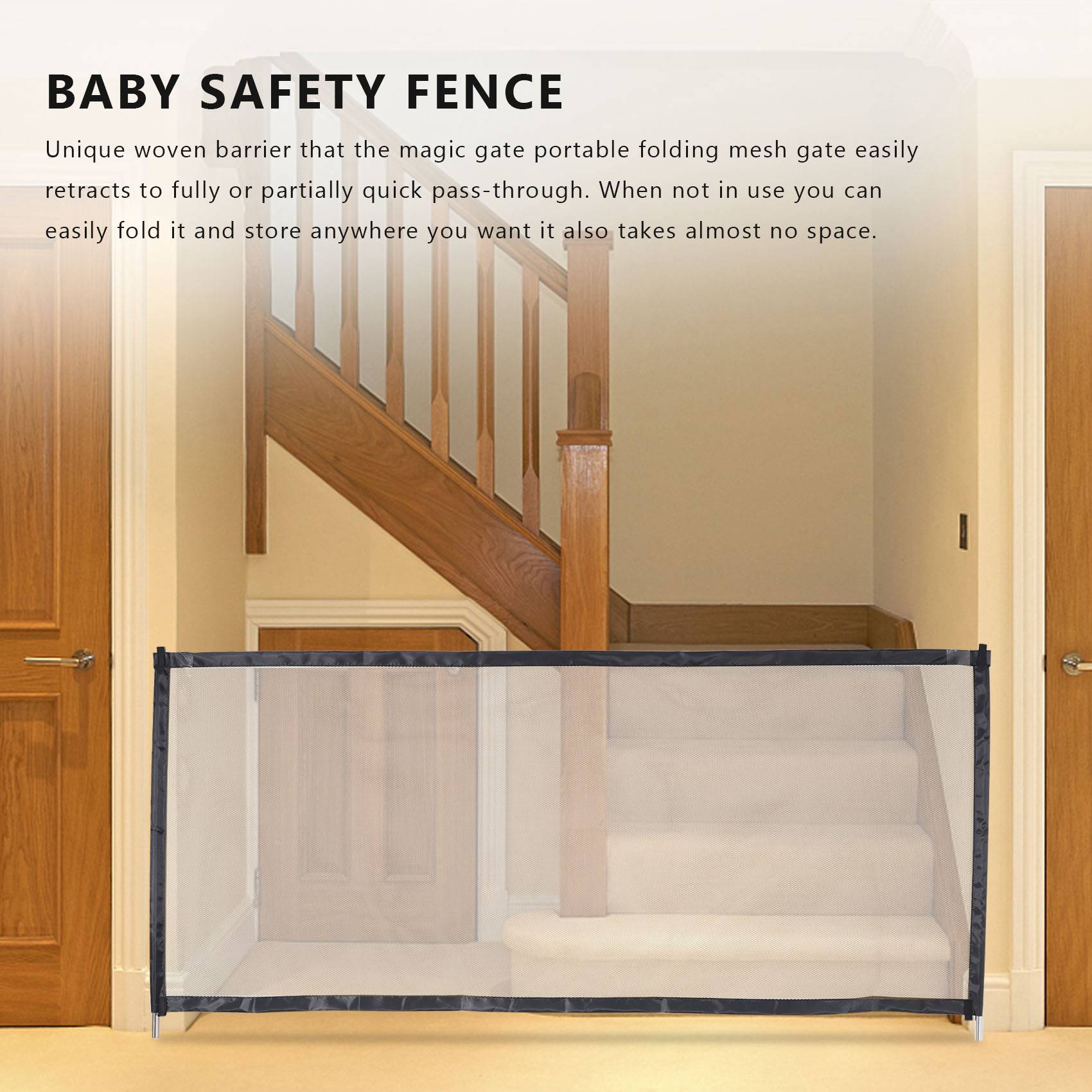B78B-Puerta mágica, malla pleg - Kids Outdoor Fence reseña y precio