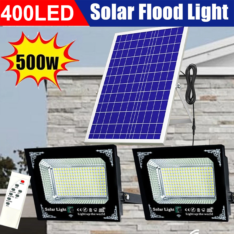 Luz Solar Led de 500W, luz de  - Balance Beam Outdoor reseña y precio