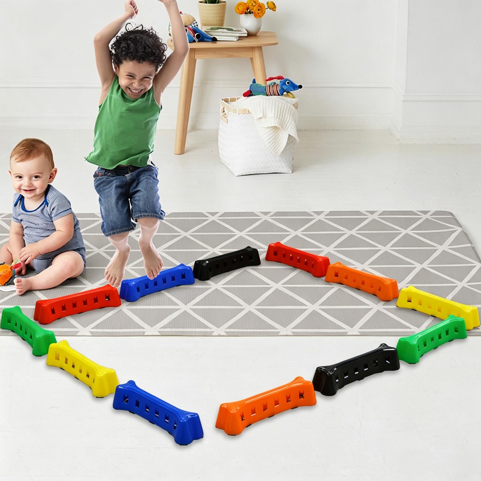 Bloques de Equilibrio Apilable - Kids Outdoor Balance Beam reseña y precio